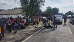 Bus Sumber Selamat Tabrak Pemotor di Ngawi, 2 Pemudik Tewas