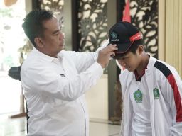 Targetkan Juara Umum, Pjs Bupati Sidoarjo Lepas Kontingen Popda XIV dan Peparpeda II Jatim 2024