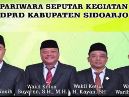 Hitungan Sebulan AKD Terbentuk, 4 Pimpinan DPRD Sidoarjo 2024 -2029 Jaga Kekompakan Perkuat Aspek Kolektif Kolegial