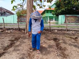 WBP Lapas Kelas I Surabaya di Porong Mulai Tanam Bibit Jagung di Lahan Baru Yang Baru Diresmikan