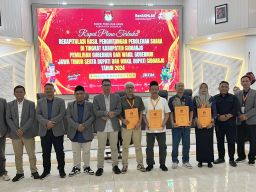 Tanpa Ada Keberatan Para Pihak, KPU Sidoarjo Tuntaskan Rekapitulasi Suara Pilkada 2024 Dalam Hitungan 7 Jam