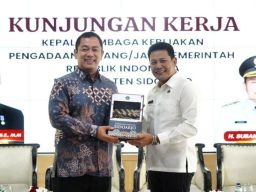 Prioritaskan Produk UMKM, Plt Bupati Sidoarjo Sambut Kunjungan Kerja Kepala LKPP Barang/Jasa Pemerintah Sidoarjo