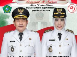 Pimpinan dan Manajemen republikjatim.com Mengucapkan Selamat dan Sukses atas Pelantikan Bupati dan Wakil Bupati Sidoarjo