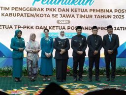 Siap Bersinergi dengan Program Pemkab, Sriatun Dilantik Jadi Ketua TP PKK Sidoarjo