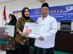 Ribuan Yatim Piatu di Sidoarjo Terima Bantuan Permakanan Melalui Dinsos Kota Delta Sebesar Rp 450.000 Per Anak