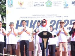Cetak Sejarah, Sidoarjo Sukses Kampanye Keterbukaan Informasi di Ruang Terbuka dengan Riang Gembira Dipenuhi Doorprize