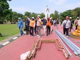 Ditambah Stan UMKM, Wabup Minta Revitalisasi Alun - Alun Sidoarjo Rp 24,6 Miliar Harus Dibuat Nyaman Bagi Pengunjung