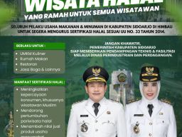 Dukung Destinasi Wisata Kuliner di Kota Delta, Bupati Sidoarjo Terbitkan SE Sertifikasi Halal