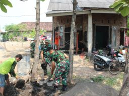 Satgas TMMD ke 126, Kodim 0816 Sidoarjo Bangun RTLH Warga Kedondong Wujudkan Hunian Layak, Aman dan Nyaman