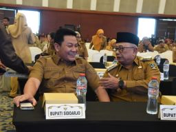 Ikuti Rakor Forkopimda Jatim, Bupati Subandi Siap Perkuat Kolaborasi Wujudkan Kesejahteraan Warga Sidoarjo
