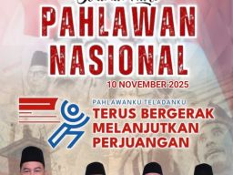 Pimpinan dan Anggota DPRD Kabupaten Sidoarjo Mengucapkan Selamat Hari Pahlawan Nasional 10 Nopember 2025