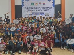 Berharap Antusiasme Atlet Bisa Berkembang, Pelajar Sidoarjo Ramaikan Kejurkab Perdana Kabaddi Sidoarjo