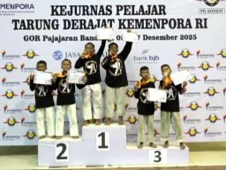 Borong Medali, 4 Atlet Kodrat Sidoarjo Harumkan Sidoarjo di Kejurnas Pelajar Tarung Derajat Kemenpora RI 2025 di Bandung