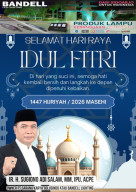Baca juga : Pimpinan, Staf dan Karyawan PT Sarana Karya Solusindo (Bandell Ligthing) Mengucapkan Selamat Hari Raya Idul Fitri 1447 H