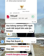Baca juga : Begini Isi Instruksi Bupati Subandi Gagalkan Permintaan Data Resmi Wabup Mimik Idayana Lewat WAG Kepala OPD