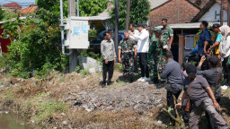 Sinergi Bupati Sidoarjo dan Danrem 084 Bhaskara Jaya Bakal Bangun Jembatan Impian Warga Plumbungan Sukodono