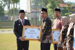 Pemkab Sidoarjo Gelar Upacara Hari Otonomi Daerah XXX dan Hari Pendidikan Nasional 2026 Bersamaan