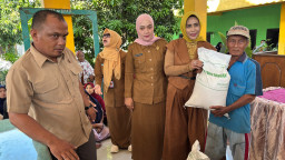 Ringankan Beban Warga, Wabup Sidoarjo Salurkan Bantuan Pangan Beras dan Migor untuk 1.600 KPM di Wonoayu