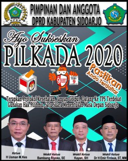 DPRD Sidoarjo Ajak Warga Sukseskan Pilkada Damai 2020