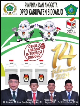 Pimpinan dan Anggota DPRD Sidoarjo Mengajak Masyarakat Sidoarjo Menjaga Pemilu 2024 dengan Damai