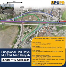 Demi Kelancaran Arus Lalu lintas Lebaran 2024, Flyover Djuanda Dibuka Mulai 2 - 19 April