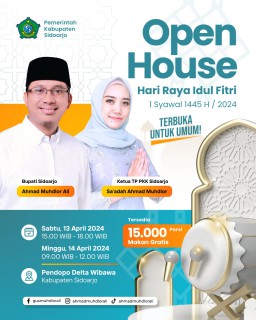 Gus Muhdlor Open House, 15.000 Porsi Makanan Disiapkan untuk Warga Sidoarjo