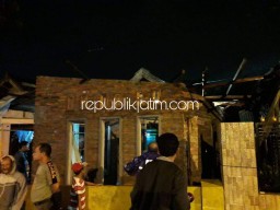 Lima Rumah Warga Sudimoro Tulangan Rusak Diterjang Angin Kencang