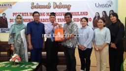 Kunjungan ke 45 Pelajar Luar Negeri, Smamita Terima Magang 3 Mahasiswi Thailand