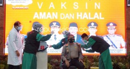 Tak Terasa Setelah Divaksin Covid-19, Kapolresta Sidoarjo Ajak Warga Jangan Takut Vaksin