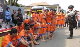 1,5 Bulan Polresta Sidoarjo Sapu 21 Kejahatan Jalanan Gulung 25 Tersangka