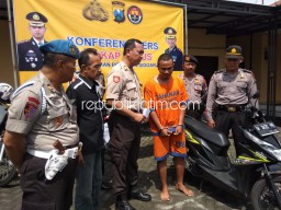 Demi Bayar Hutang, Pemuda Surabaya Dorong Motor Curian Diringkus