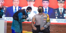 Forkopimda Sidoarjo Jalani Vaksinasi Covid-19 Tahap Dua