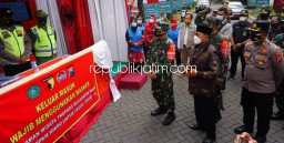 TNI Tak Berhenti Cegah Penyebaran Covid-19, Pj Bupati Sidoarjo Minta Tracing PPKM Mikro Lebih Optimal