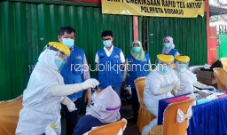 Selama PPKM di Sidoarjo Angka Kematian Menurun Drastis, Rapid Tes Diperbatasan Baru 5 Orang Reaktif