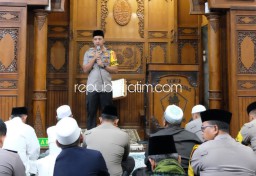 Ajak Subuhan Anggota, Kapolresta Sidoarjo Minta Masyarakat Jaga Kamtibmas Jelang Pemilu