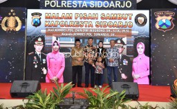 Pisah Sambut Kapolresta Sidoarjo, Wabup Berharap Setiap Pemimpin Menorehkan Prestasi