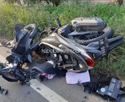 Tabrakan Karambol 3 Motor, Tiga Korban Dilarikan Rumah Sakit Termasuk Siswi SMP