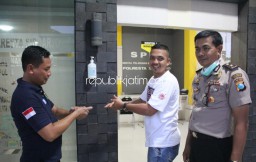 Antisipasi Virus Corona, Mako Polresta Sidoarjo Dilengkapi Hand Sanitizer dan Thermal Gun