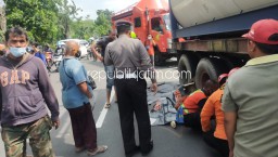 Pasutri Terlindas Truk Tangki, Suami Tewas di Lokasi Kejadian Istri Terluka Berat