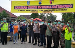 Kampung Physical Distancing di Sidoarjo Makin Meluas, Kali ini Bakungtemenggungan Balongbendo