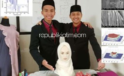 Inovasi Jilbab Anti Kanker Putra Anggota Polsek Tanggulangin Berhasil Sisihkan 16 Negara