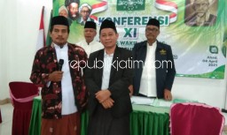 Abdul Rochman Terpilih Secara Aklamasi Jadi Ketua MWC NU Balongbendo Periode 2021-2026