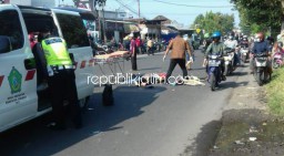 Motor Tersenggol Terjatuh, Pengendara New CB Ditabrak Rush dan Vario Tewas di Jalur Mojokerto - Surabaya