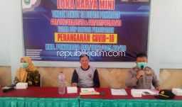 Kapolsek Sawoo Minta Para Kades Antisipasi Lonjakan Pemudik Saat Wabah Covid-19
