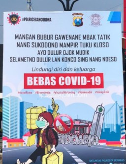 Tidak Mudik Pilihan Bijak Cegah Penyebaran Covid-19 di Sidoarjo