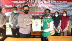 Kapolres Ponorogo Launching Program Orang Tua dan Anak Asuh Untuk Mahasiswa dan Pelajar Asal Papua