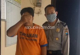 Judi Domino, Penjual Bakso Keliling Asal Jabon Diringkus Polsek Krembung