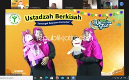 Program Ustadzah Berkisah Tanamkan Budaya Puasa dan Tadarus Sejak Dini Bagi Siswa KB-TK Al Muslim
