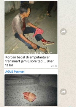 Beredar Info Aksi Begal Putus Tangan Korban, Kapolresta Sidoarjo Pastikan Kabar itu Hoax