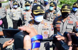 Pandemi Covid-19, Kapolresta Sidoarjo Ancam Tindak Tegas Pelaku Kejahatan